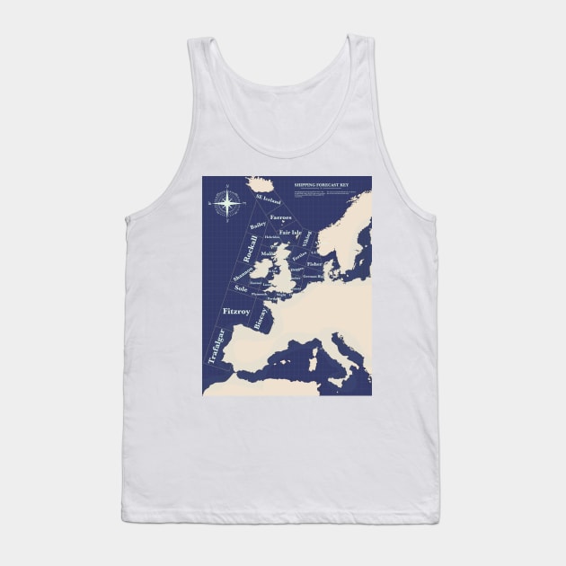 Shipping Forecast Tank Top by nickemporium1